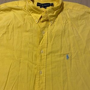 RL Polo button up short sleeve shirt